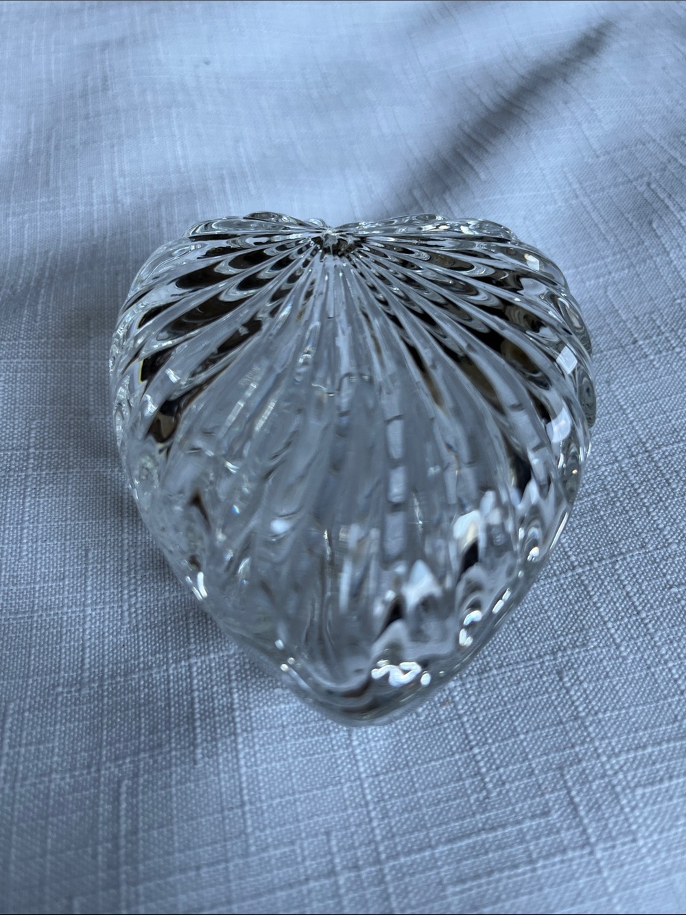 Clear Crystal Heart Trinket Dish
Vintage